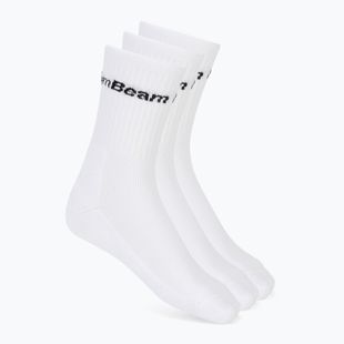 Skarpety męskie GymBeam 32620 3/4 3 pary white