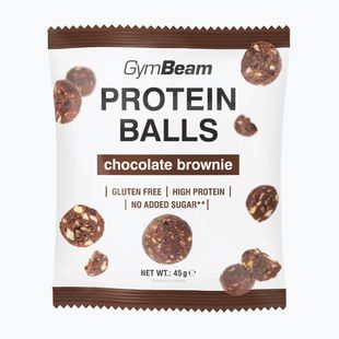 Kulki proteinowe GymBeam Protein Balls 45 g chocolate brownie