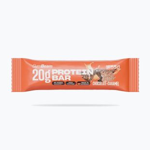 Baton proteinowy GymBeam 55 g chocolate/carmel