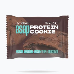 Ciastko proteinowe GymBeam ASAP 70 g triple chocolate