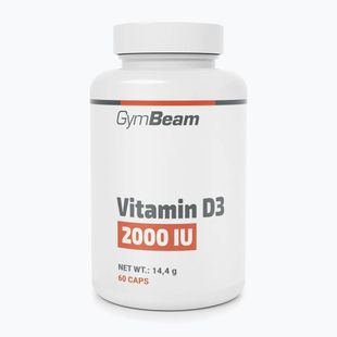 Witamina D GymBeam Vitamin D3 2000 IU 60 kapsułek
