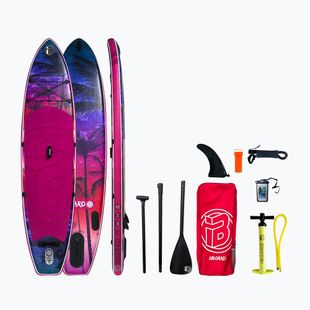 Zestaw deska SUP pompowana iBoard Purple Palm 11'