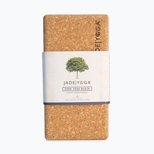 Kostka do jogi JadeYoga Cork Block Large cork