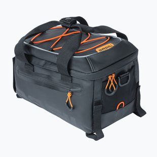 Torba rowerowa na bagażnik Basil Miles Tarpaulin Trunk Bag 7 l black/orange