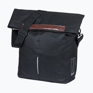 Torba rowerowa na bagażnik Basil City Shopper MIK Hooks 16 l black