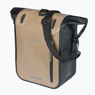 Sakwa rowerowa Basil Rivo M Single Bag MIK Hooks 12-15 l sand/black