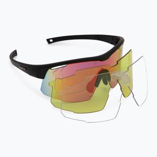 Okulary przeciwsłoneczne Rogelli Pulse black/yellow/clear