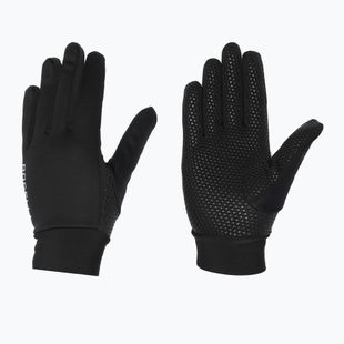 Rękawiczki rowerowe damskie Rogelli Laval Mid Season LW Windproof black