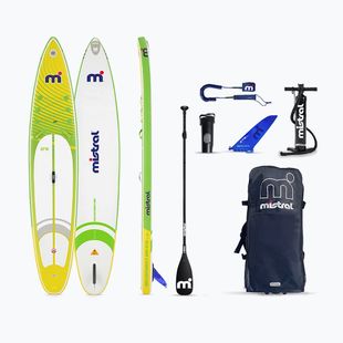 Zestaw deska SUP pompowana Mistral Adventurist Air 12'6" green/white/yellow