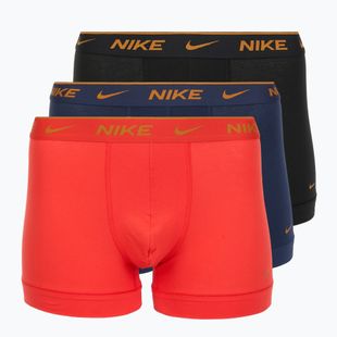 Bokserki męskie Nike Everyday Cotton Stretch Trunk 3 pary light crimson/midnight navy/black