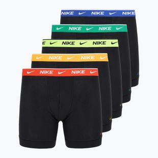 Bokserki męskie Nike Essential Cotton Stretch 5 par black/volt/pt red/game royal/sm green/un gold wb