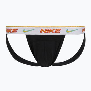 Bokserki męskie Nike Cotton Stretch Jock Strap 3 pack steel grey