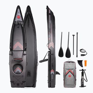 Kajak/SUP hybryda 1-osobowy Pure4Fun Dual Purpose 380 cm black/red/white