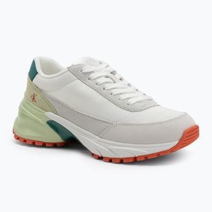 Buty damskie Calvin Klein YW0YW01852 Hike Runner Mg Nylon Mix bright white/oyster mushwroom