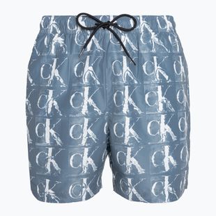 Szorty kąpielowe męskie Calvin Klein Medium Drawstring Print blue