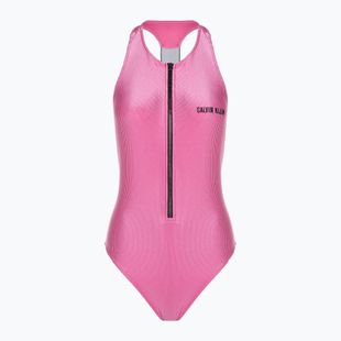 Strój kąpielowy jednoczęściowy damski Calvin Klein Racerback One Piece bold pink