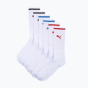 Skarpety PUMA Sport Crew Stripe 3 pary white