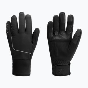 Rękawiczki rowerowe męskie Rogelli Essential Winter Waterproop black