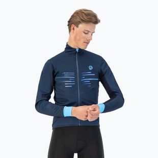 Kurtka rowerowa męska Rogelli Radius Winter Jacket blue