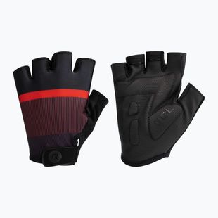 Rękawiczki rowerowe męskie Rogelli Hero II black/red/bordeaux