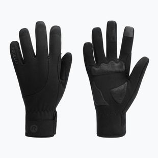 Rękawiczki rowerowe damskie Rogelli Core II Winter Windproof W black