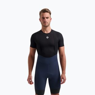 Spodenki rowerowe męskie Rogelli Signature Bib Short blue