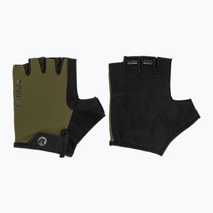 Rękawiczki rowerowe męskie Rogelli Core army green