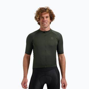 Koszulka rowerowa męska Rogelli Essential II army green