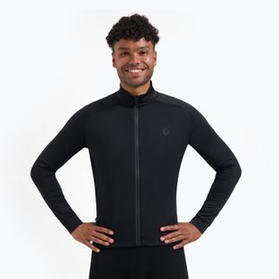Longsleeve rowerowy męski Rogelli Essential II black