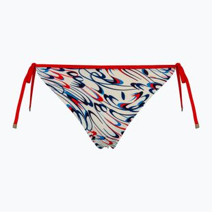 Dół od stroju kąpielowego Tommy Hilfiger Cheeky String Side Tie Print drops motion ecru