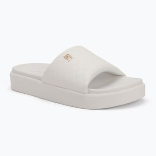 Klapki damskie Tommy Hilfiger Platform Monogram Poolslide ancient white
