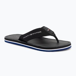 Japonki męskie Tommy Hilfiger Leather Beach Sandal black