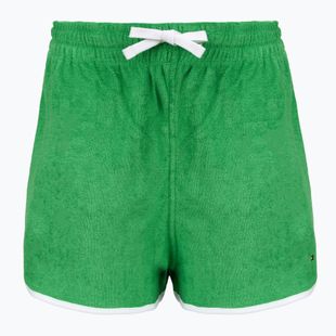 Spodenki damskie Tommy Hilfiger Terry Shorts radiant green