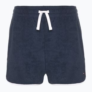 Spodenki damskie Tommy Hilfiger Terry Shorts dark night navy