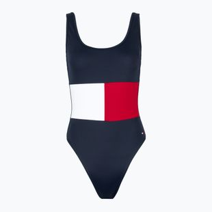 Strój kąpielowy jednoczęściowy damski Tommy Hilfiger One Piece (Ext Sizes) dark night navy
