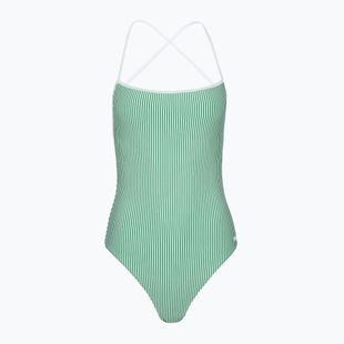 Strój kąpielowy jednoczęściowy damski Tommy Hilfiger Straight One Piece seersucker radiant green/white