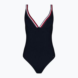 Strój kąpielowy jednoczęściowy damski Tommy Hilfiger Triangle One Piece Rp deser skye