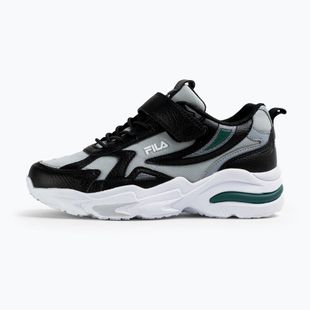 Buty dziecięce FILA Madrun Velcro black/posy green