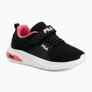 Buty dziecięce FILA Madrun Velcro black/sangria sunset