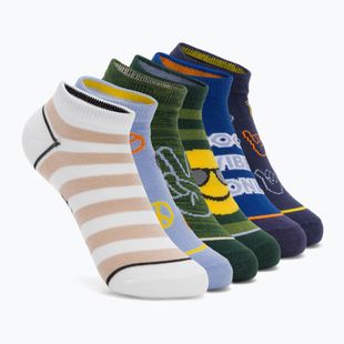 Skarpety dziecięce SKECHERS Non Terry Low Cut 6 par green