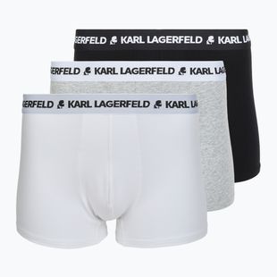 Bokserki męskie KARL LAGERFELD Logo Trunk 3 pary multicolor