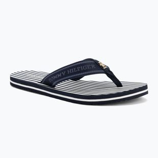 Japonki damskie Tommy Hilfiger Stripes Beach Sandal space blue