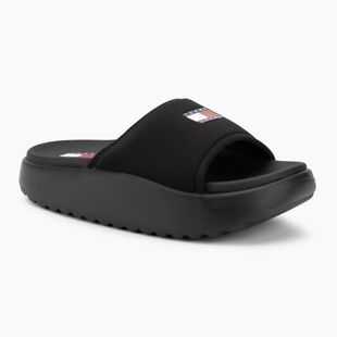 Klapki damskie Tommy Jeans Comfy Pool Slide black