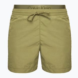 Szorty kąpielowe męskie Calvin Klein KM0KM01081 Medium Double Waistband mermaid