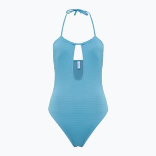 Strój kąpielowy jednoczęściowy damski Calvin Klein KW0KW02725 Plunge - RP adriatic blue