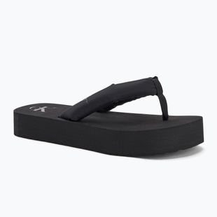 Japonki damskie Calvin Klein YW0YW01723 Beach Sandal Flatform Ttxr Satin triple black