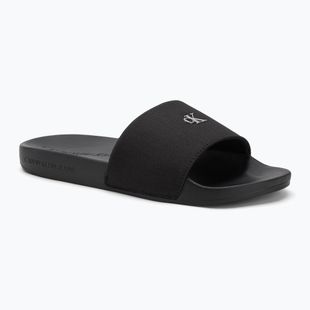 Klapki damskie Calvin Klein YW0YW01713 Slide Monogram Hardware triple black