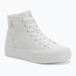Trampki damskie Calvin Klein YW0YW01764 Vulc Flatform Mid Cv Mg triple bright white