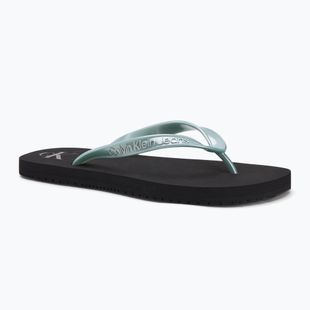 Japonki damskie Calvin Klein YW0YW01719 Beach Sandal Monologo Tpu black/cloud blue