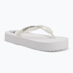 Japonki damskie Calvin Klein YW0YW01830 Beach Sandal Flatform Tpu bright white/black